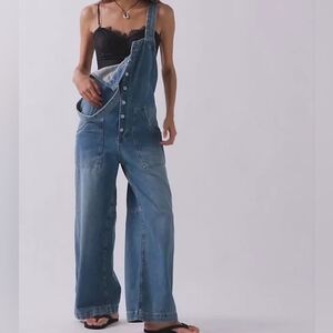 Free People Wide Leg Overall